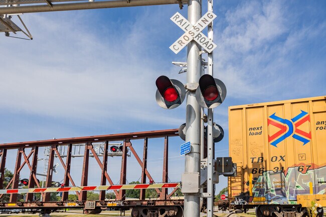 Railroad traffic is an important part of the South Unified Broadway neighborhood.