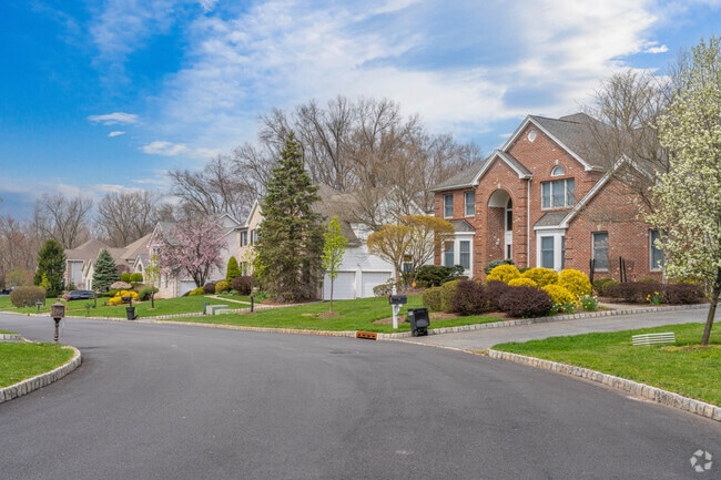 Quiet neighborhoods with large homes are common in Old Tappan.