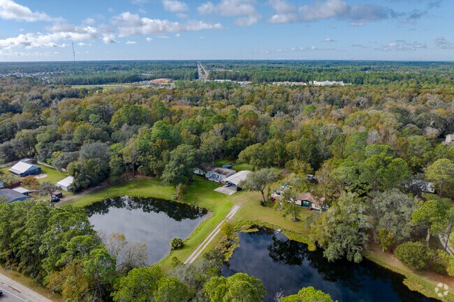 Marketplace, Florida provides residents pristine beauty with its lush trees and waterways.