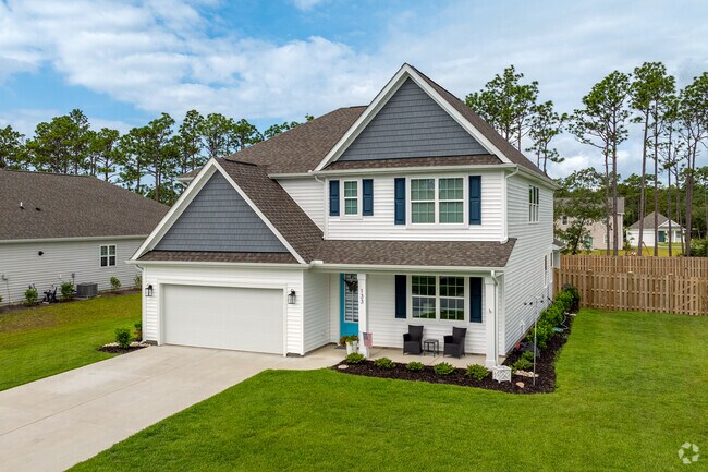 Many of the newer built homes in Broad Creek are traditional in style.