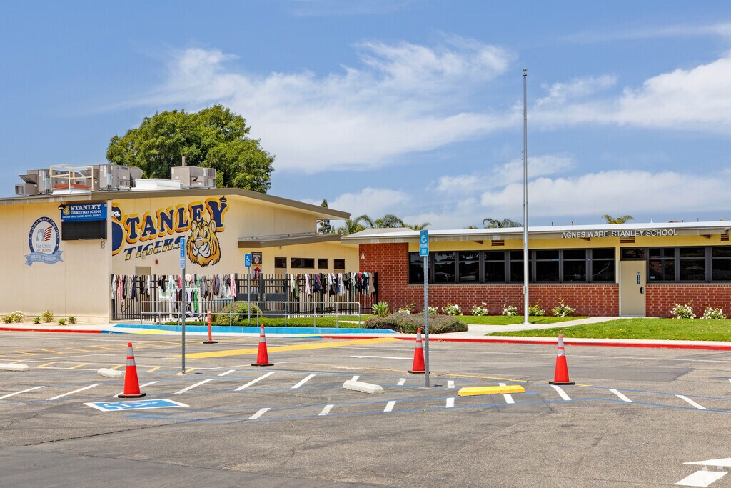 Stanley Elementary School serves young students in Garden Grove, California.
