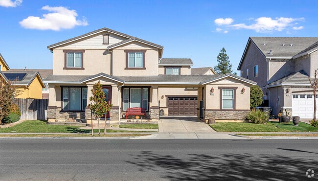 The City of Patterson homes have shake facades.