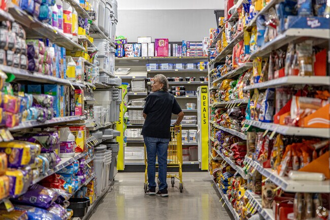 Residents can grab their basic needs at the local Dollar General.