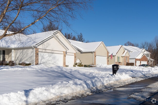 Newer homes can be found in subdivisions like Villages of Hutchings Farm in O'Fallon.