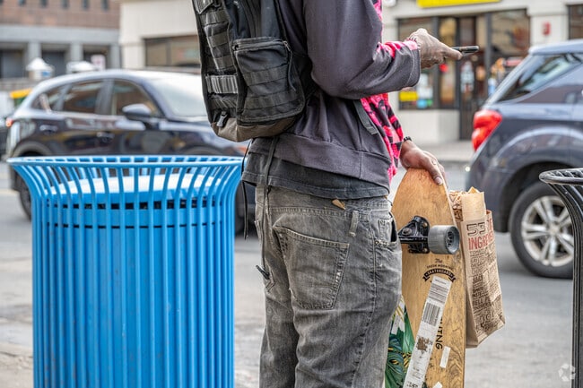 Grab your board and head down Washington Ave to grab some food in Prospect Park.