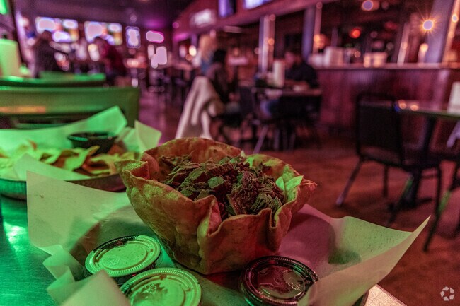 Country Club BBQ offers a Tuesday special of brisket taco salad in West Peoria.