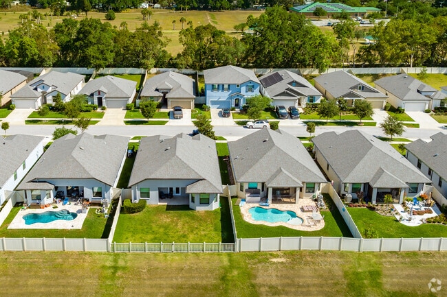 Pools help residents of Seffner stay cool in the summer heat.