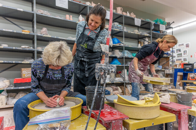 The Clay Art Center in Port Chester offers lessons and free tours every Wednesday.