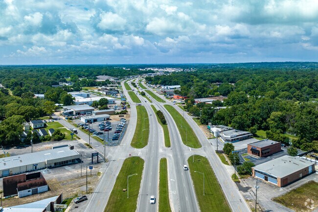 Highway 90 connects Cypress Shores to other areas of Mobile, AL.