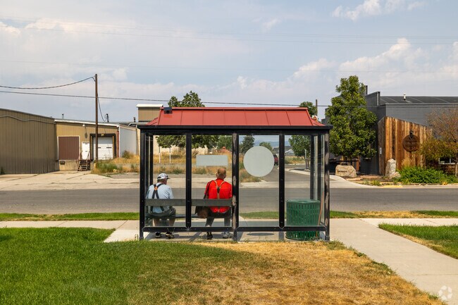 There's only one bus stop at the Capital Transit Center in North Central, Helena.