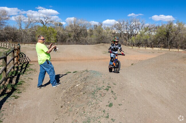 Have some fun on the BMX track located at the Gossage Youth Sports Complex.