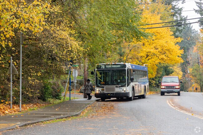 Several TriMet lines weave their way through the Far Southwest neighborhood.