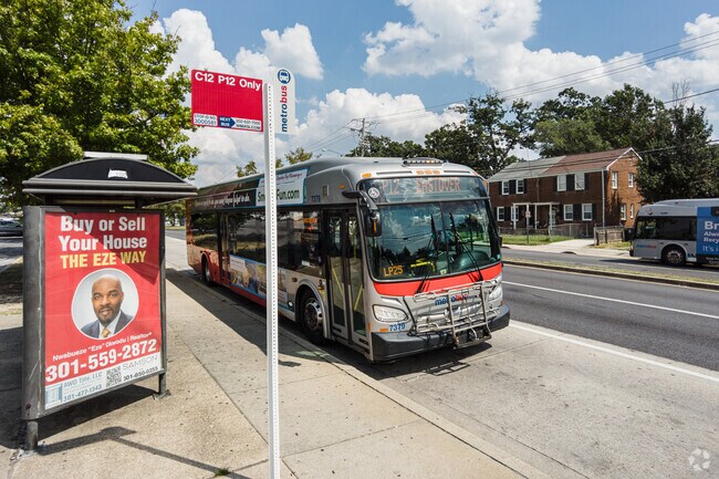 In Hillcrest Heights, catch the Metro bus anywhere you might want to go.