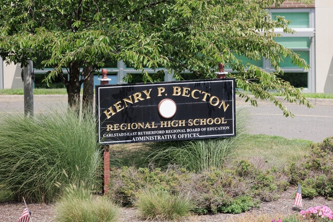 The Henry P. Becton Regional High School in East Rutherford, NJ. also serves Carlstadt, NJ.