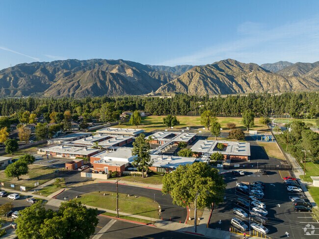Aerial of school