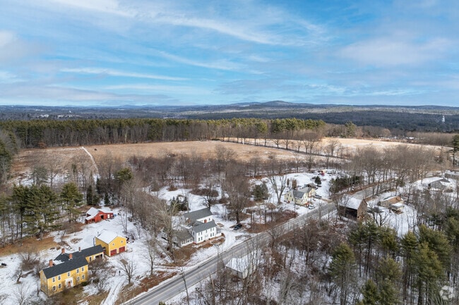 The beauty of Chichester unfolds from the sky with its picturesque views and quiet charm.