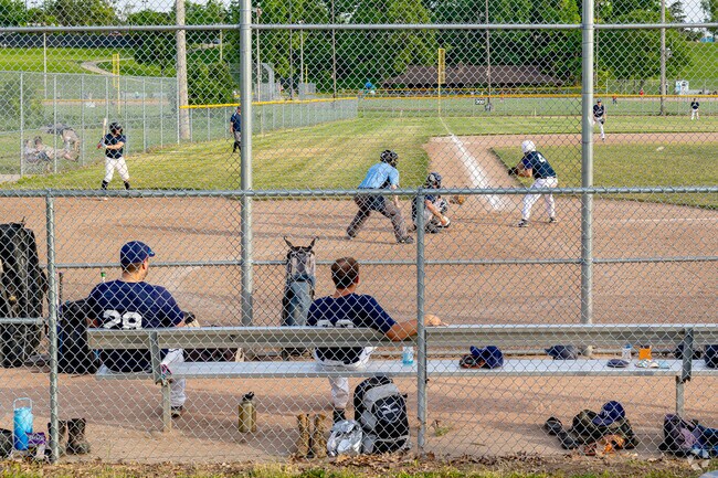 Ball games organized by multiple leagues happen regularly at Veterans Memorial Park.