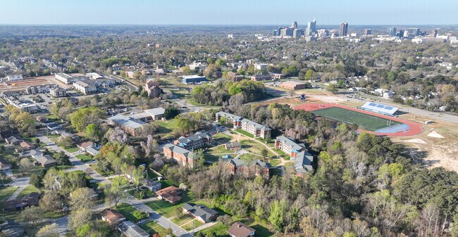 St. Augustine's College borders the College Park neighborhood.