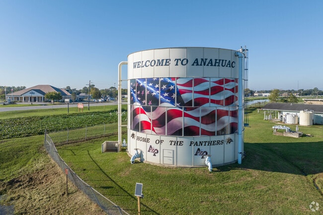 Anahuac is located about forty-five miles east of downtown Houston.