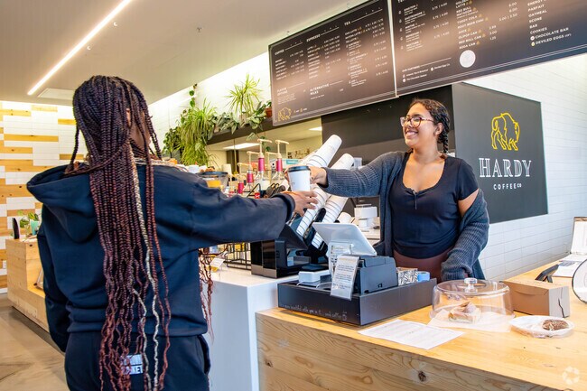 Hardy Coffee Co. roasts its coffee in-house.