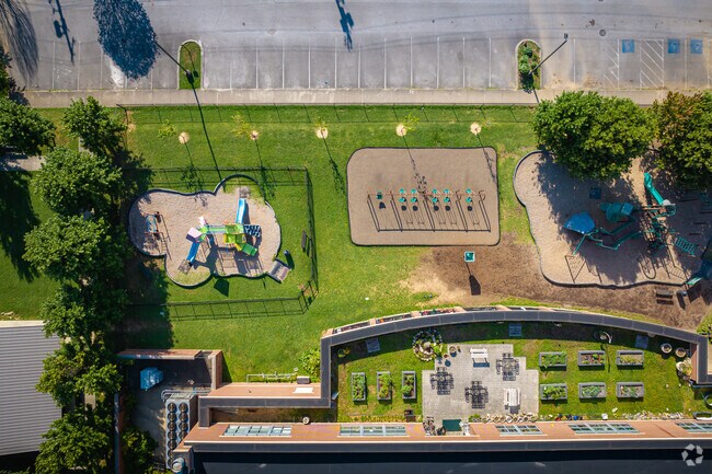 Battle Academy has many outdoor spaces for students enjoy.