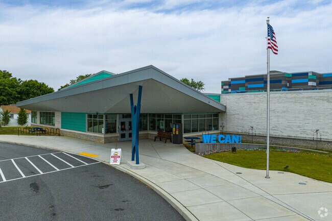 392 students in grades K-5 walk through the doors of Gilpin Manor Elementary School in Elkton.