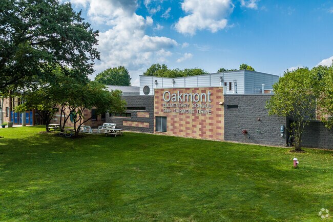 Oakmont Elementary covers grades K-5th.