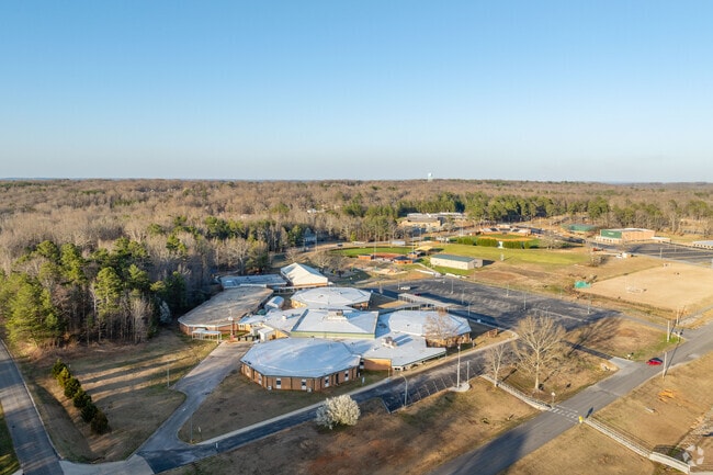 West Elementary School sits next to Russellville Middle and High schools.