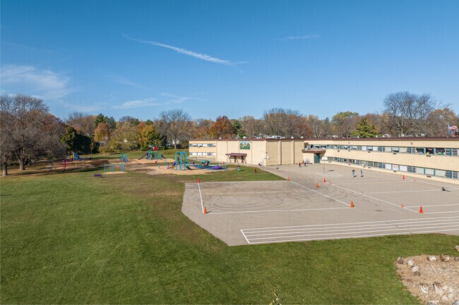 the play area at Henderson Elementary School.