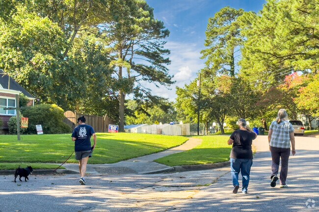Residents of Suburban Acres can often be seen enjoying the weather by taking a stroll.
