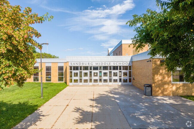 Sandburg Middle School enrolls over 400 students in grades 6-8.