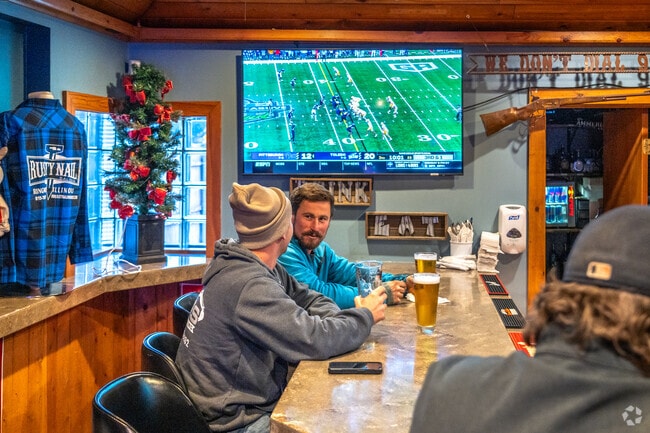 White Oaks Bay residents can head over to the Rusty Nail Saloon to grab a drink and watch the game.