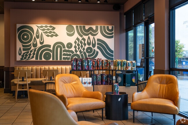 A cozy autumn day at Smiling Hill/Whispering Heights Starbucks.