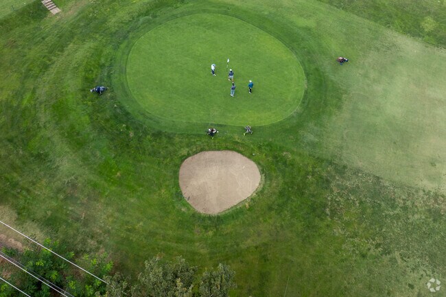 Golfers gather at The Woodbridge Golf & Country Club.