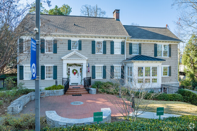 Ben Franklin Academy sits in a repurposed house.