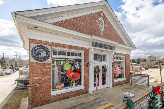 Enjoy happy hour at Gloucester Brewing Co. near Ware Neck.
