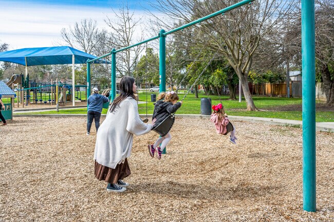 Arden Park playground is a popular spot centered about the Arden Park neighborhood.