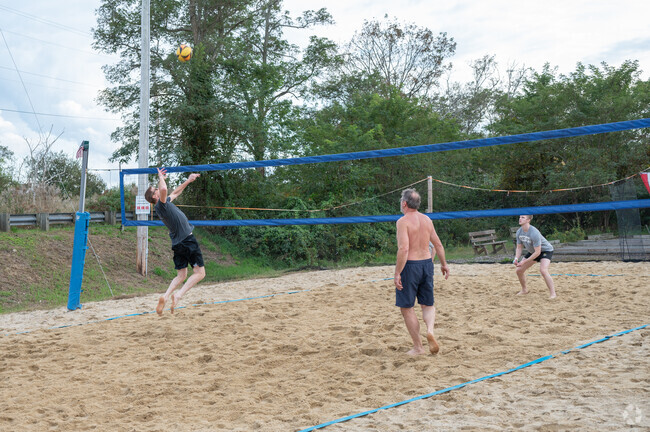 Head to the beach volleyball court in Peter Igo Park in Ocean Bluff-Brant Rock.