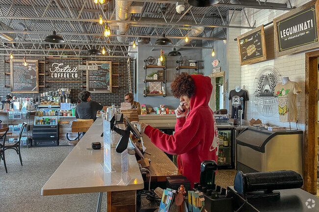 Foxtail Coffee and Legumanati share a retail space in the Hourgalss District of Lake Como.
