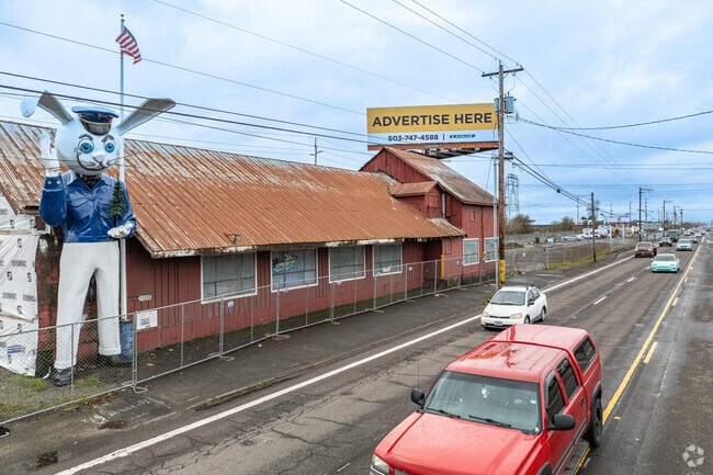 Harvey the Rabbit is a local landmark in Aloha.