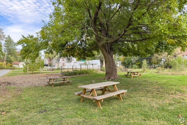 Poplar has picnic areas where residents can gather with friends and family.