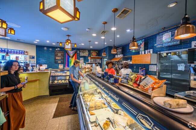 Water Street Coffee Joint is a popular Kalamazoo-based coffee chain located near Parkview Hills.