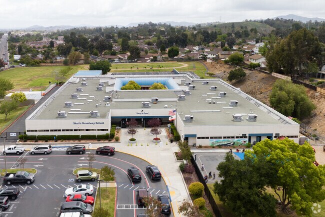 The Newly Remodeled North Broadway School in Jesmond Dene Escondido.