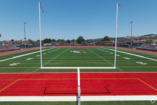 The new football field and track are a source of pride for Kennedy High in Richmond.