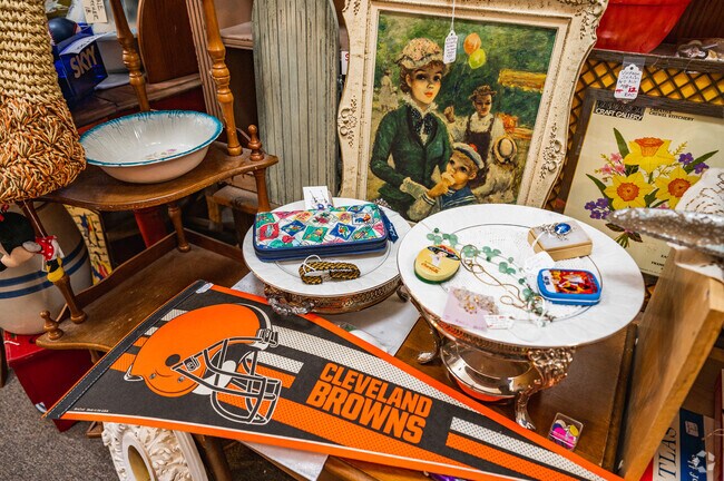 Second Thyme Around, in Olmsted Falls, is filled with goods from local vendors.