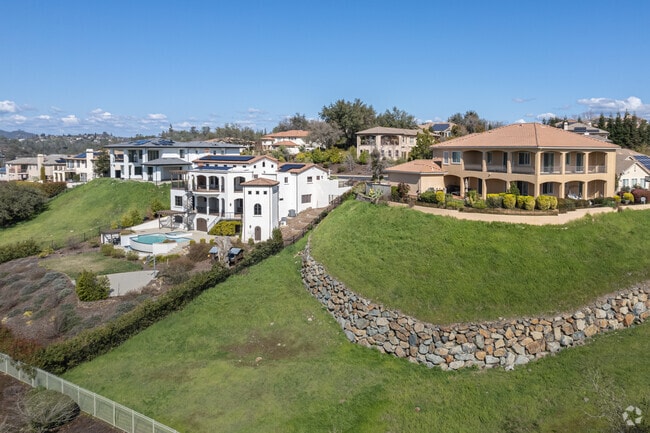 High-end homes are available in El Dorado hills on large lots.