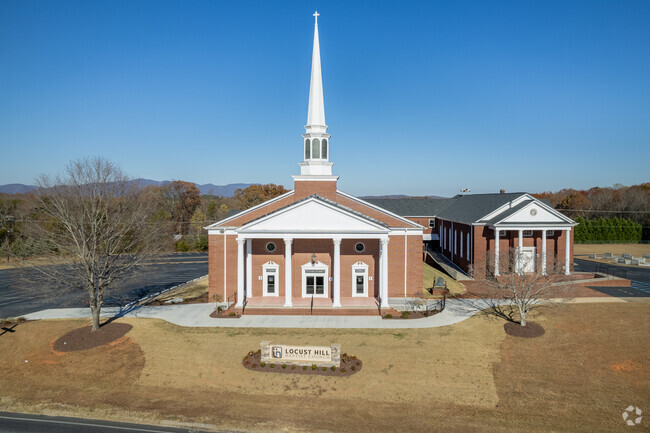 Brick churches are a common sight in the Tigerville neighborhood.