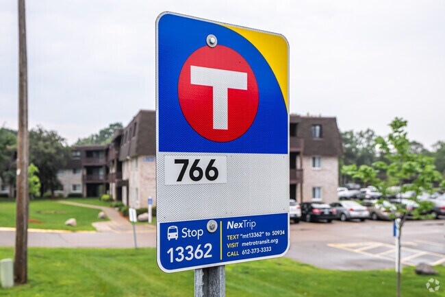 River Park residents are connected to Minneapolis with many bus stops along River Road.