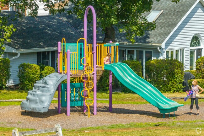 Forest Hills Playground is a popular spot in the neighborhood for little kids to play.