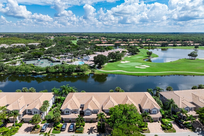 Spring Run in The Brooks is a private gated community centered around a golf and country club.